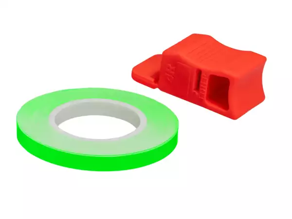 Felgenband 5 mm x 6 m neongrün leuchtend